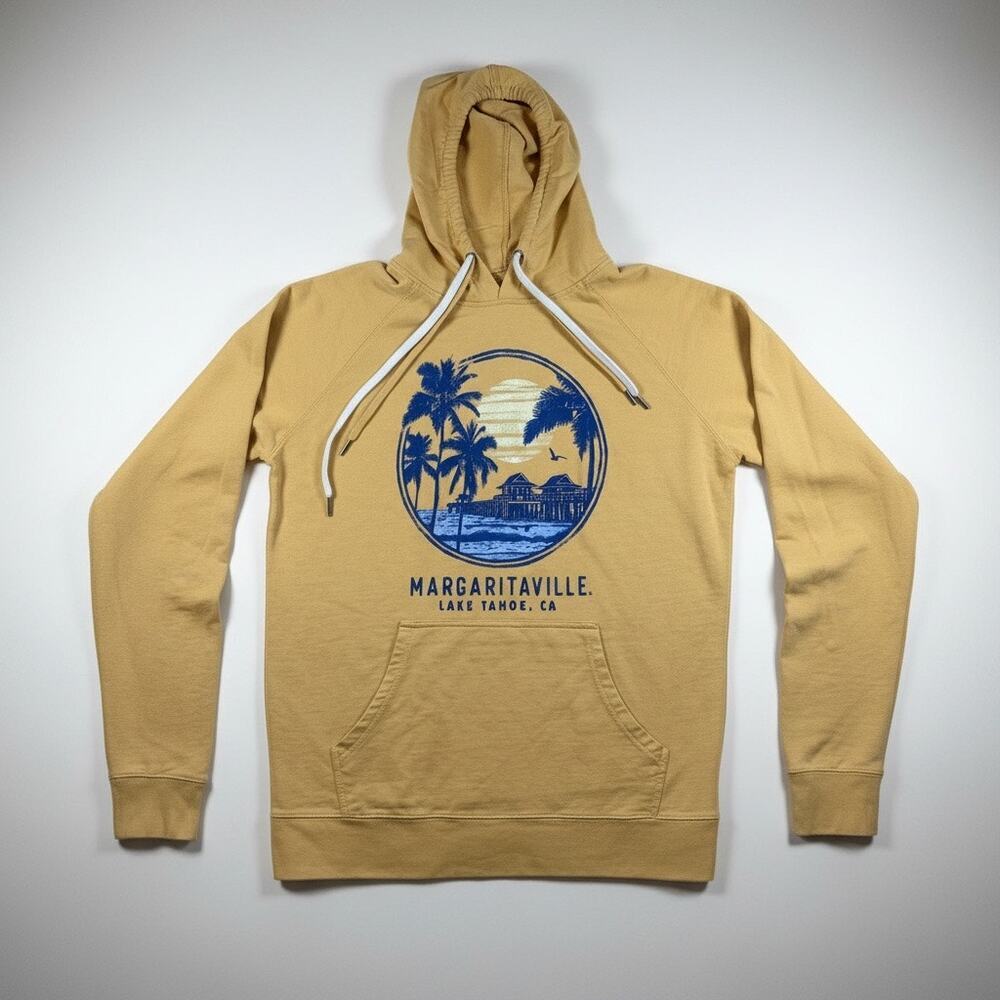 Margaritaville Lake Tahoe Yellow Hoodie Extra Large XL (3) - Picture 2 of 8